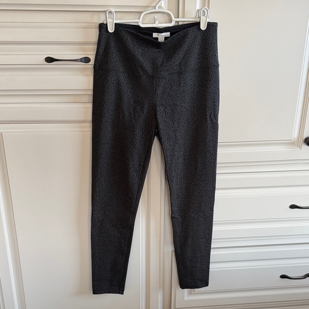 Daily Ritual Charcoal Leopard Patterned Leggings